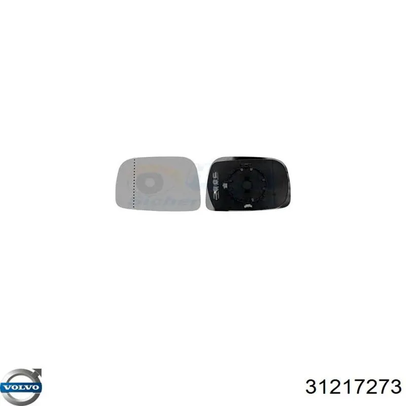 Comprar 31217273 Volvo Cristal de espejo retrovisor exterior izquierdo