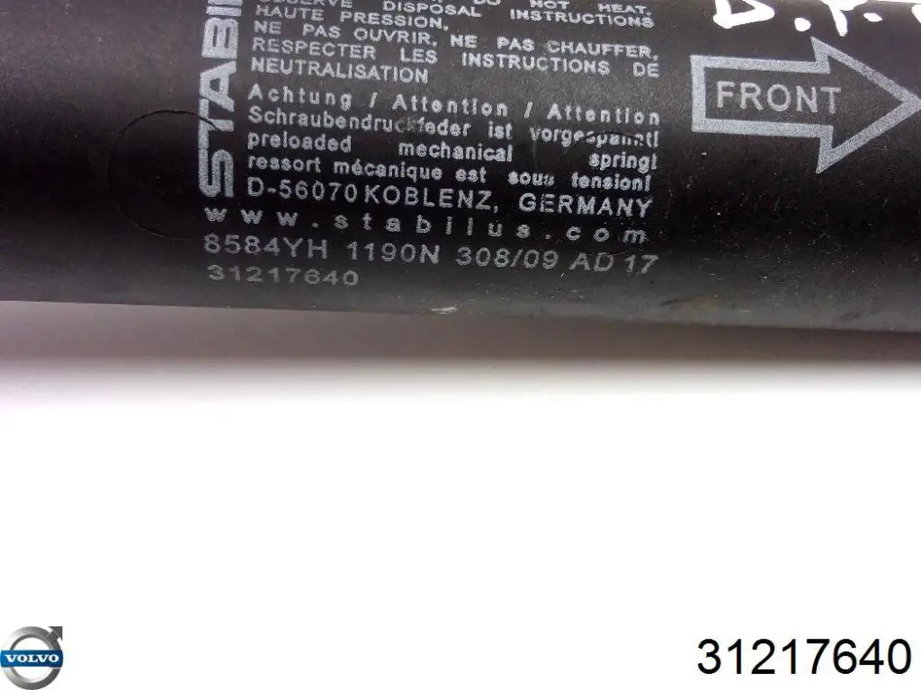 Comprar 31217640 Volvo Amortiguador de puerta trasera