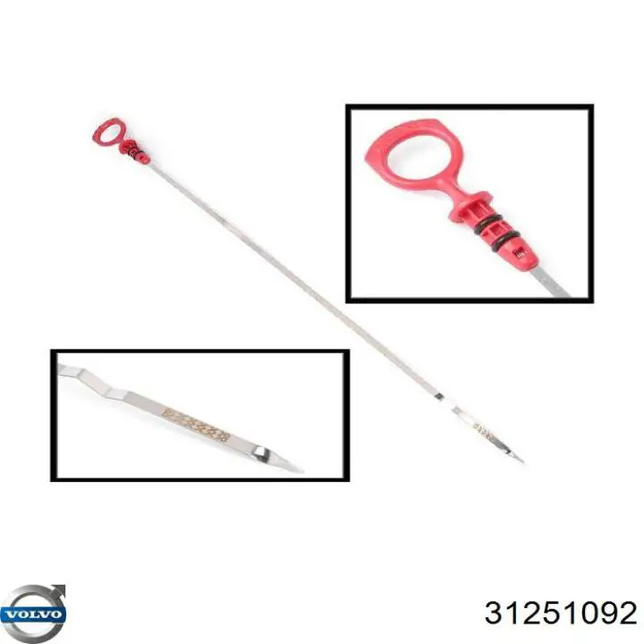 Guía de la varilla de nivel de aceite del motor Volvo 31251092 precio, desde 25,53 EUR