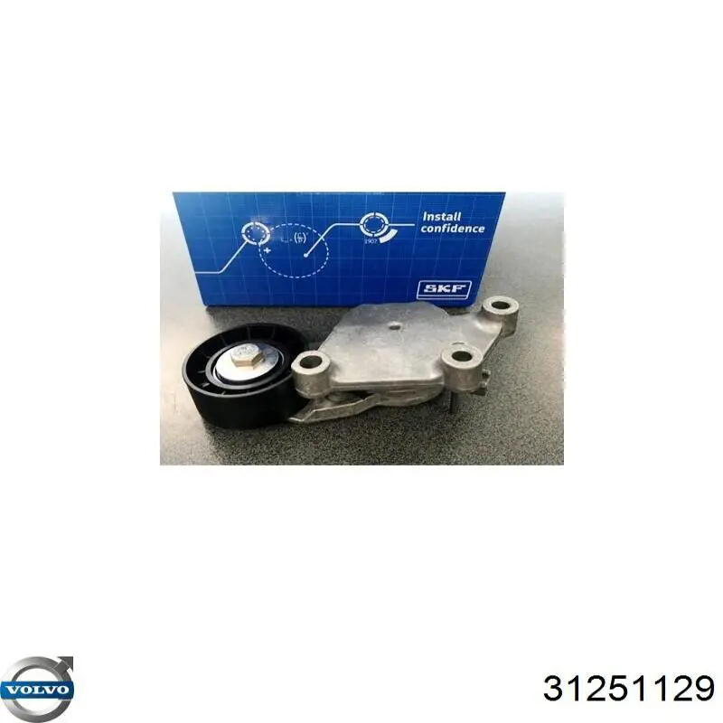 Tensor de correa, correa poli V Peugeot 208 CA, CC