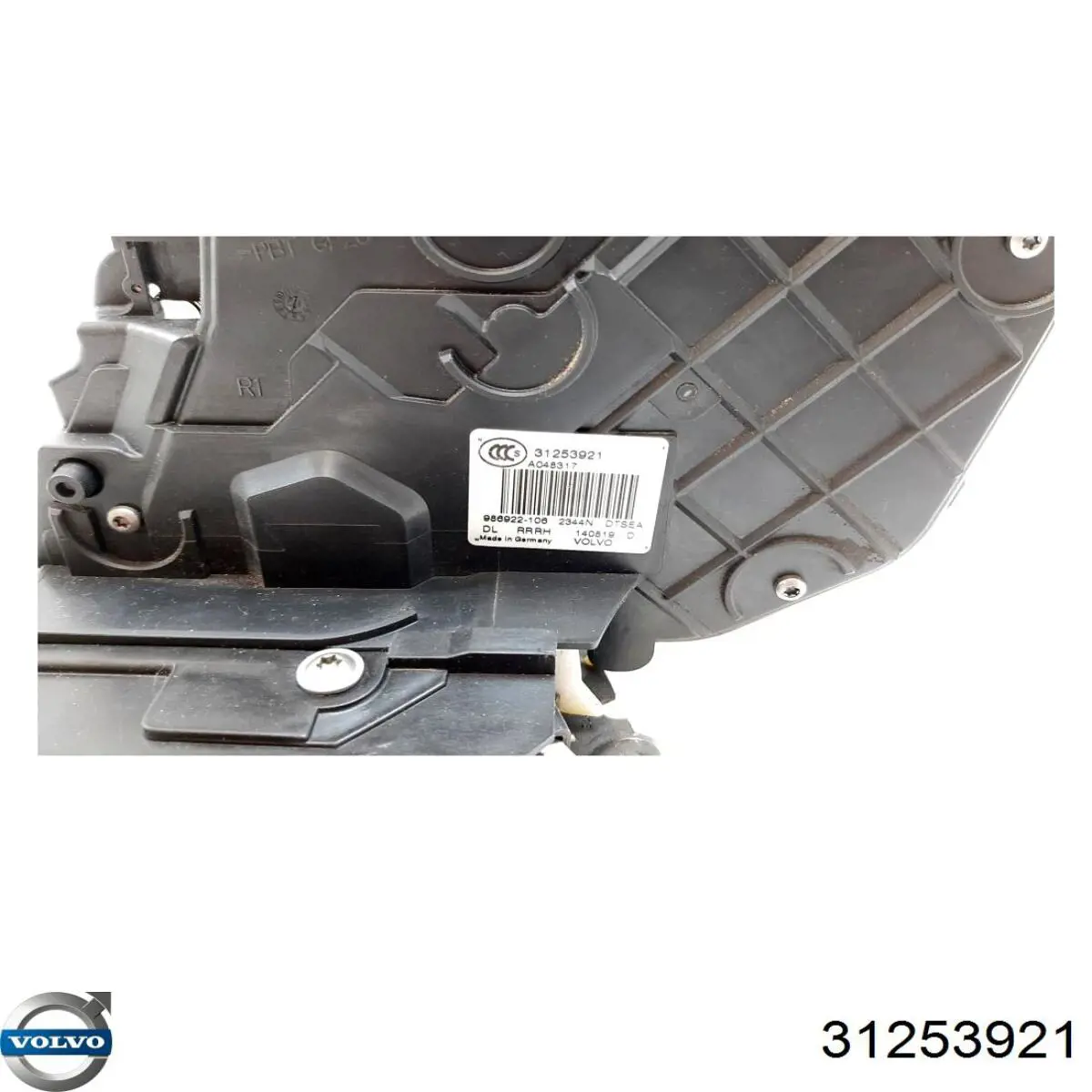 Cerradura de la puerta trasera derecha 30784494 Volvo