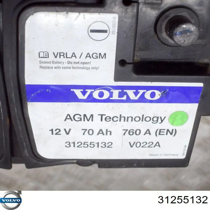 Batería de Arranque Volvo (31255132)