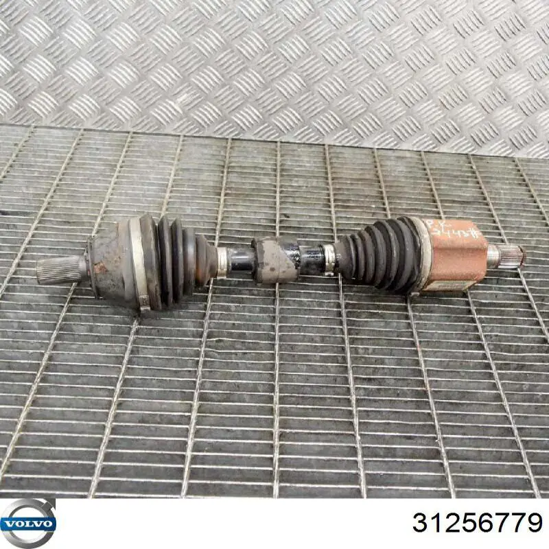 Semieje delantero izquierdo 36011288 Volvo