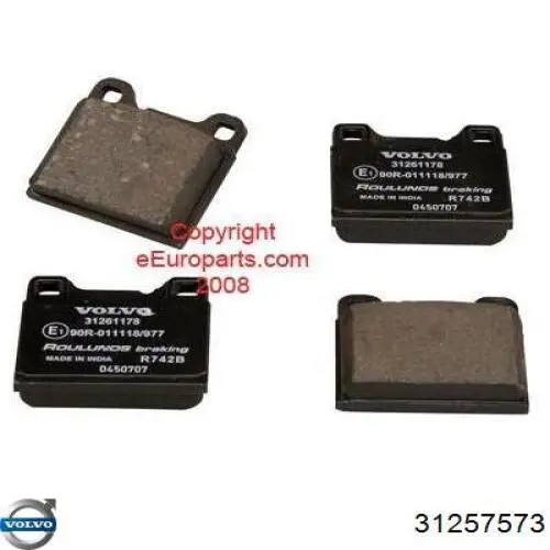 Mecanismo expansor de las zapatas del freno de estacionamiento Volvo 31257573 precio, desde 20,06 EUR