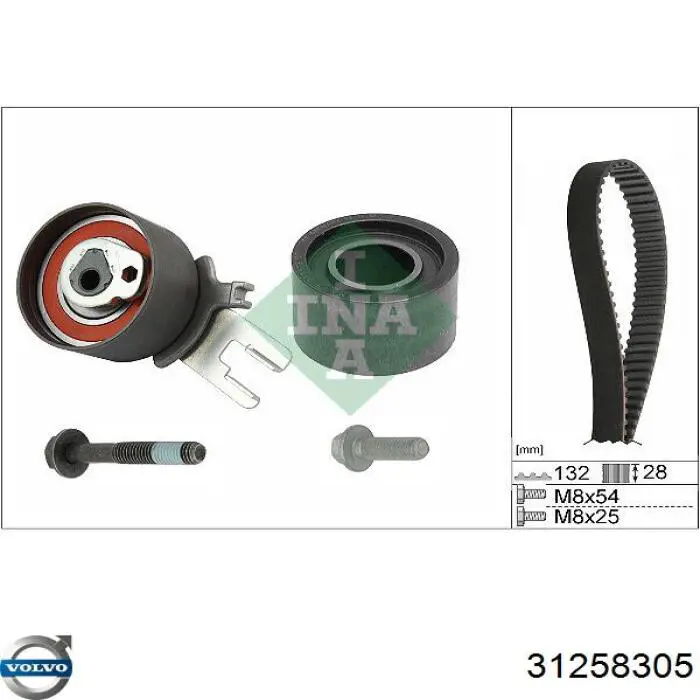 Comprar 31258305 Volvo Kit de correa de distribución