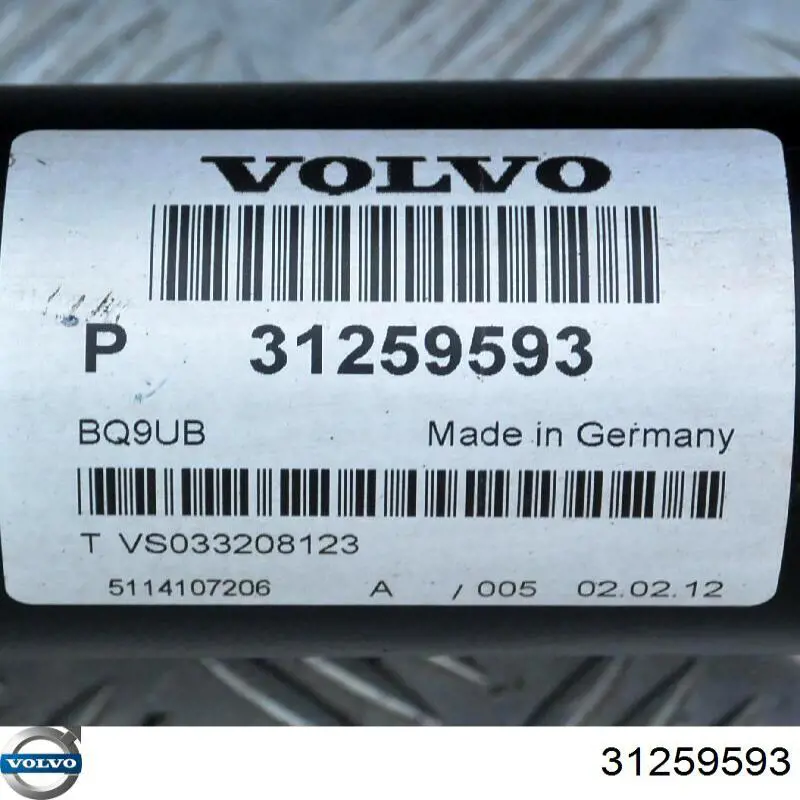 Cardán 31259593 Volvo