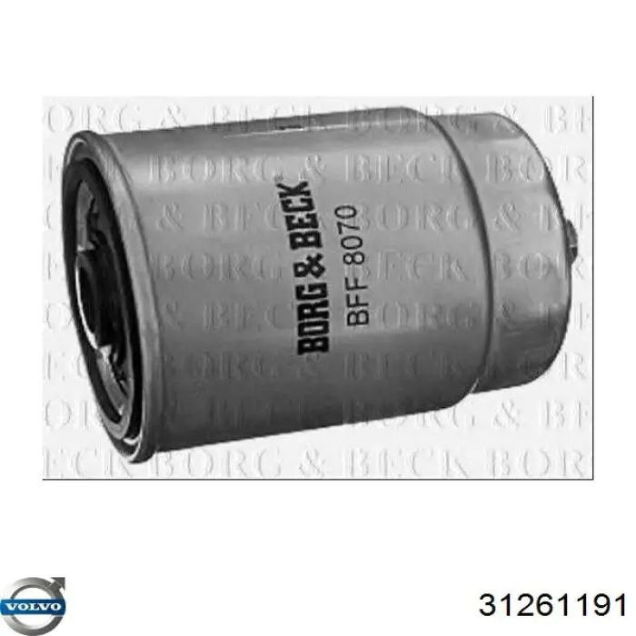 Filtro de combustible 31261191 Volvo
