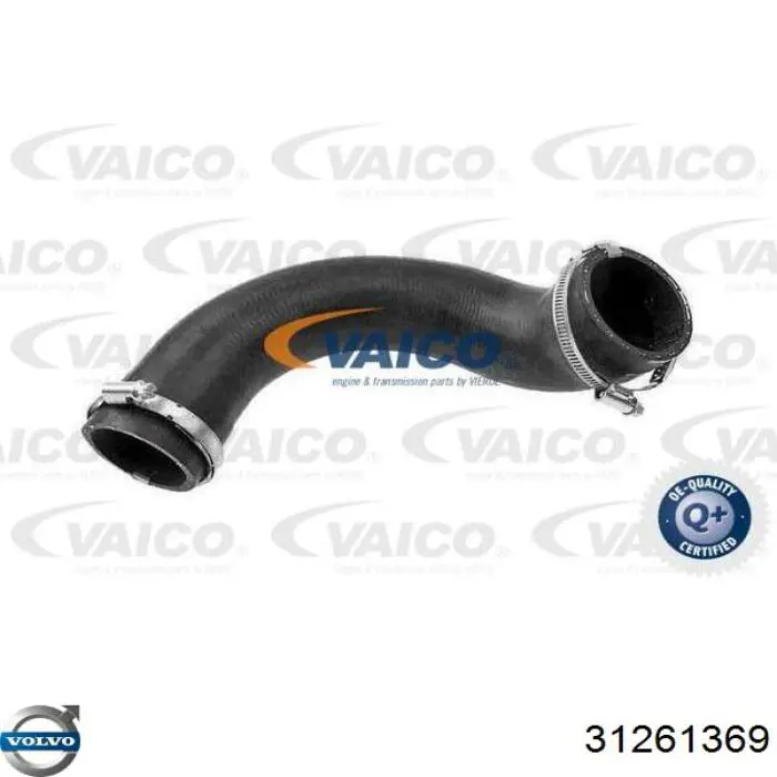 31261369 Volvo tubo flexible de aire de sobrealimentación derecho