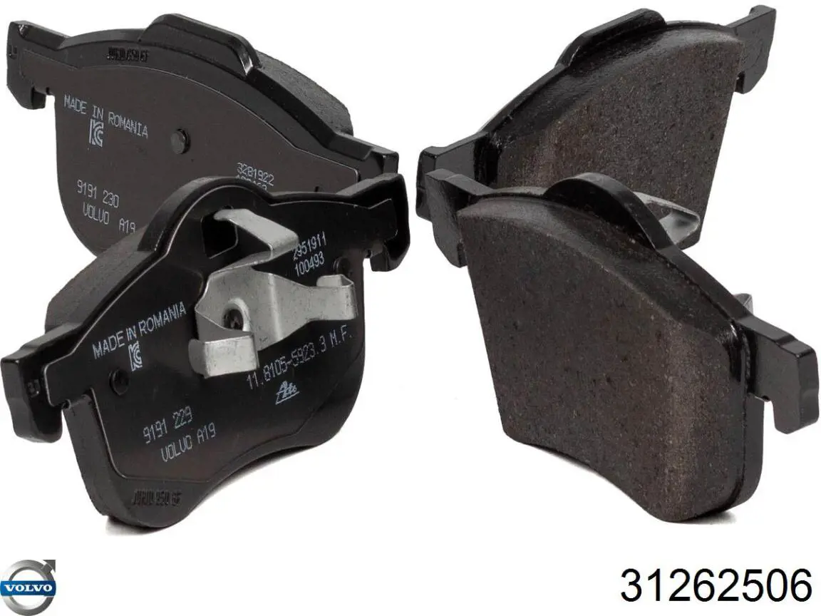 Pastillas freno delanteras Volvo 31262506 precio, desde 28,96 EUR