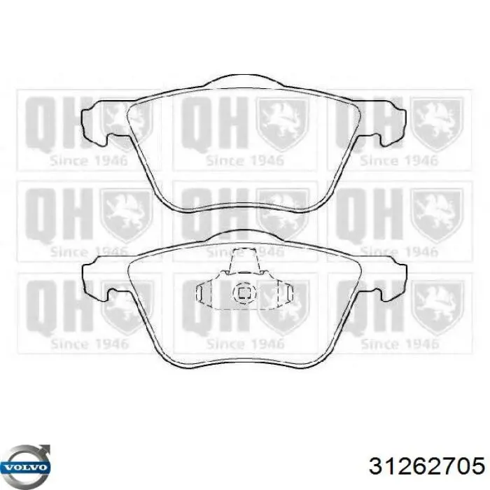 31262705 Volvo Pastillas delanteras