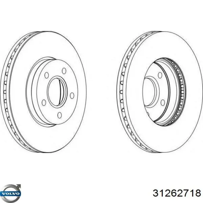 Frenos delanteros Volvo 31262718 precio, desde 37,13 EUR