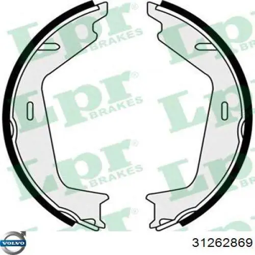 Zapatas de freno de mano Volvo 31262869 precio, desde 26,14 EUR