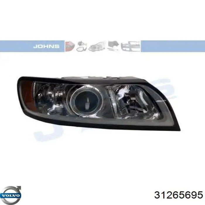 Faro derecho Volvo 31265695 precio, desde 198,11 EUR