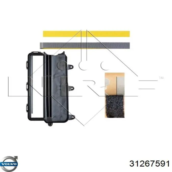 Comprar 31267591 Volvo Evaporador de aire acondicionado