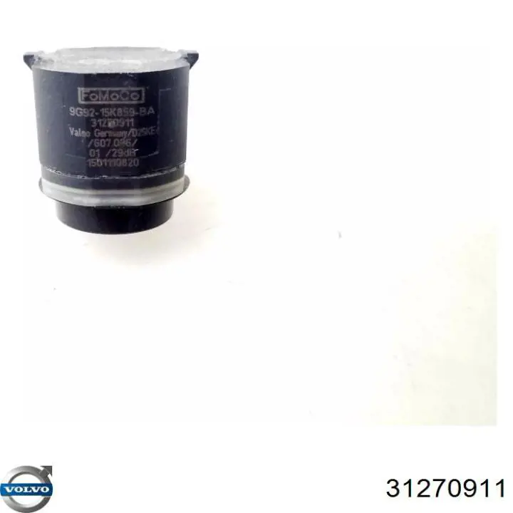 Sensor de aparcamiento delantero lateral 31270911 Volvo