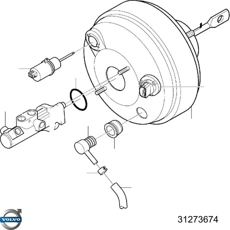 Servofreno Volvo 31273674 precio, desde 317,38 EUR