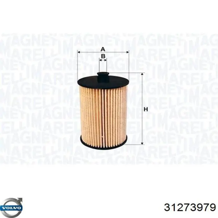 Filtro de gasoil Volvo 31273979