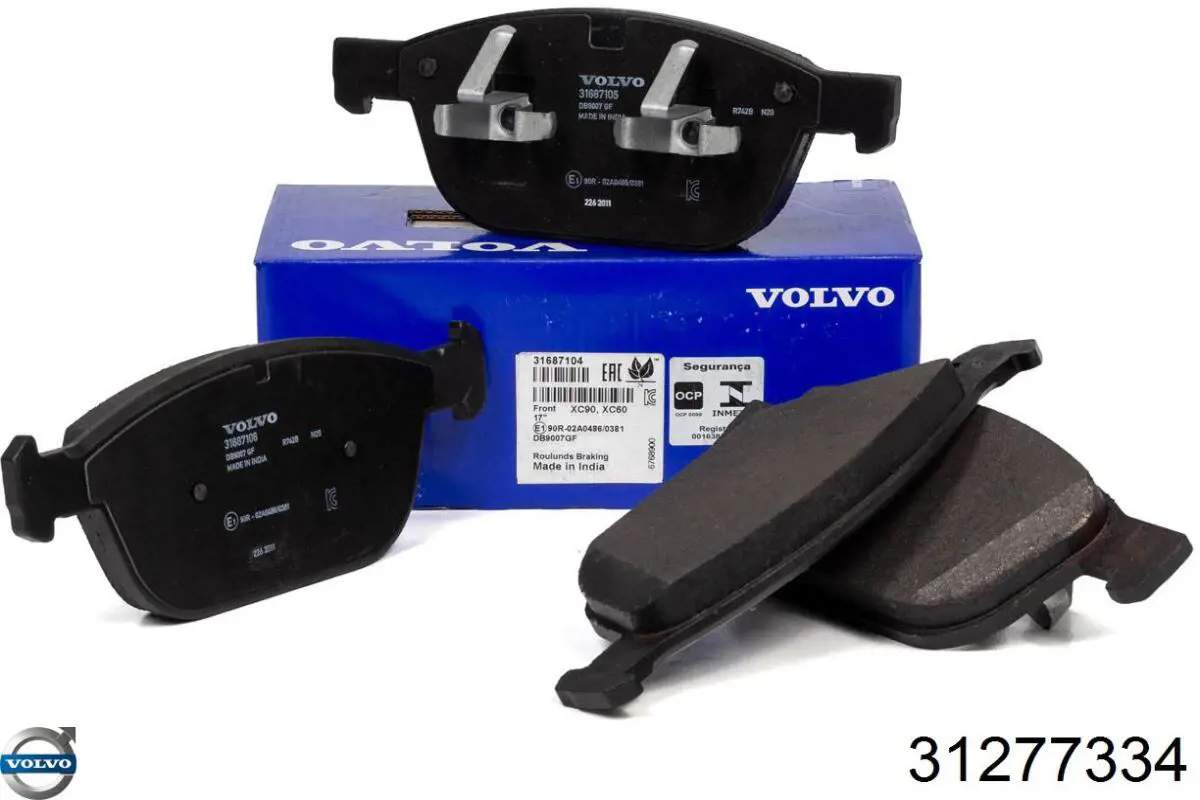 Pastillas freno delanteras Volvo 31277334 precio, desde 38,21 EUR