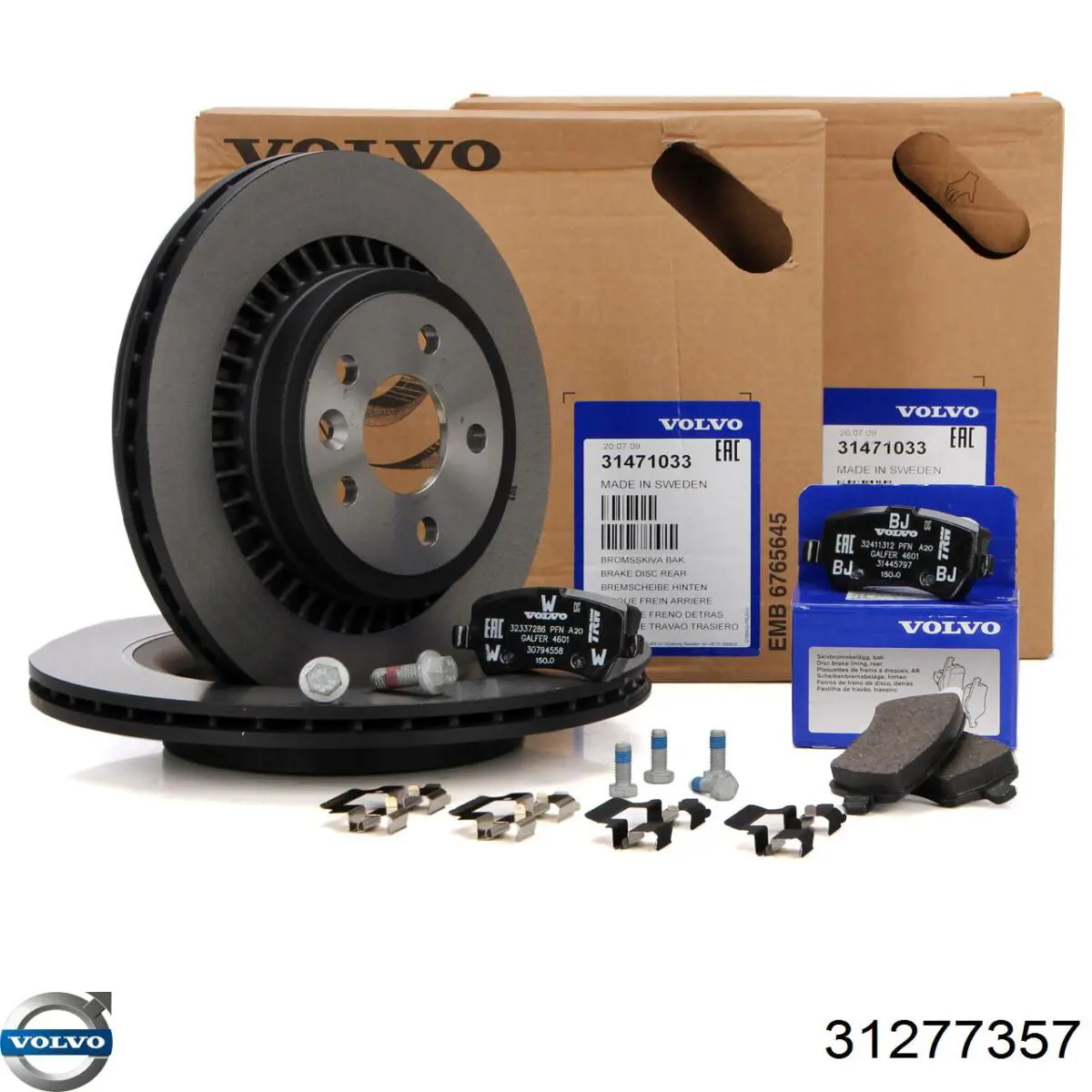 Comprar 31277357 Volvo Disco de freno trasero