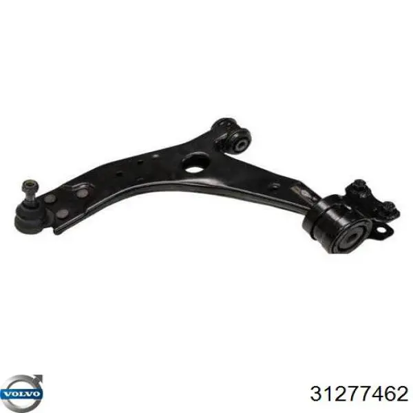 Brazo inferior derecho de la suspensión delantera 31277462 Volvo