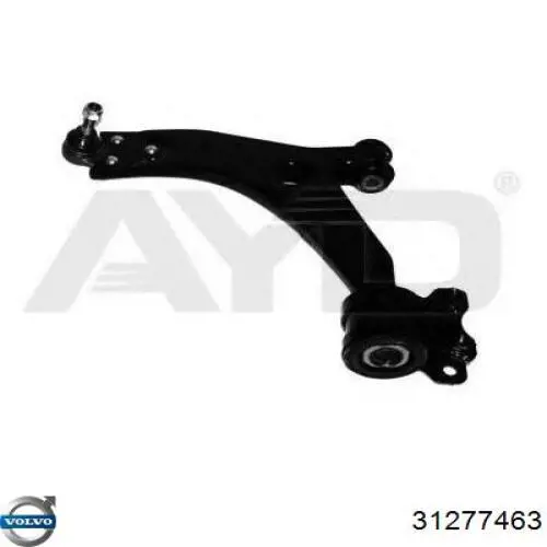 Brazo inferior izquierdo de la suspensión delantera 31277463 Volvo