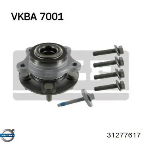 31277617 Volvo cubo de rueda delantero