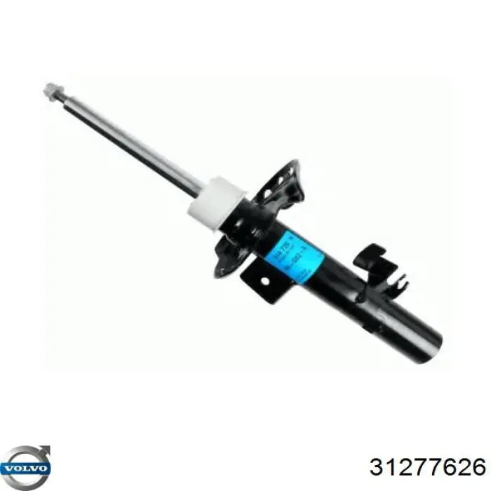 Amortiguador delantero izquierdo 31277626 Volvo