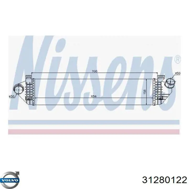 Comprar 31280122 Volvo Turbo intercooler