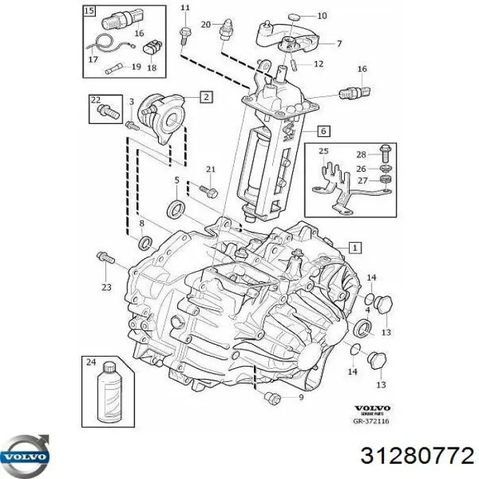 Aceite para transmisión automática  Volvo 31280772 precio, desde 30,50 EUR