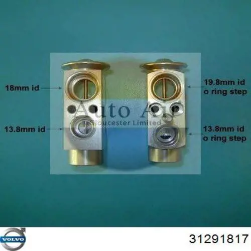 Comprar 31291817 Volvo Válvula TRV del aire acondicionado