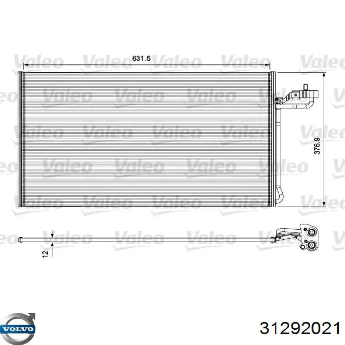 31292021 Volvo condensador aire acondicionado