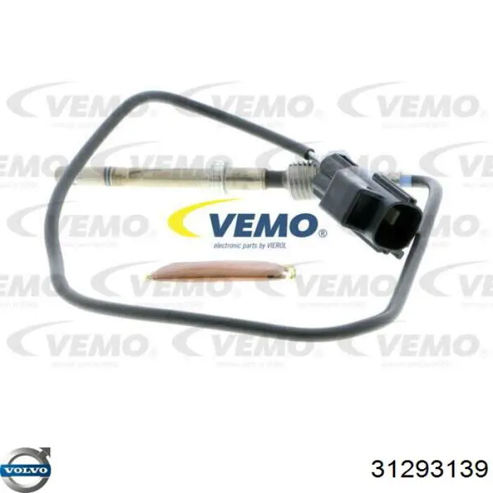 31293139 Volvo sensor de temperatura, gas de escape, antes de filtro hollín/partículas