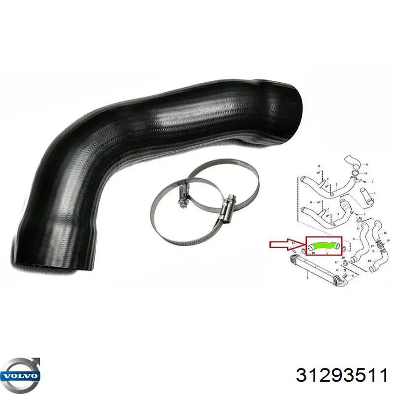 Comprar DCV034TT Thermotec Tubo intercooler