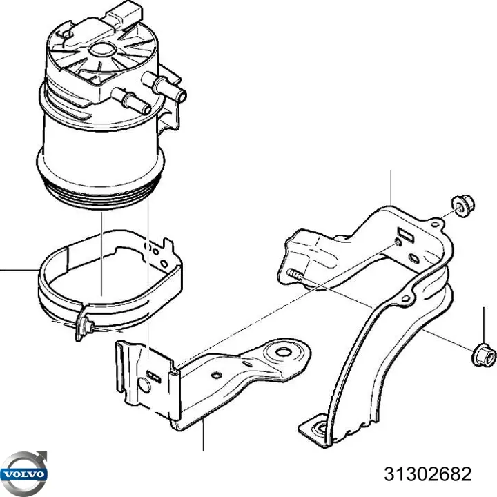 Comprar 31302682 Volvo Filtro diesel