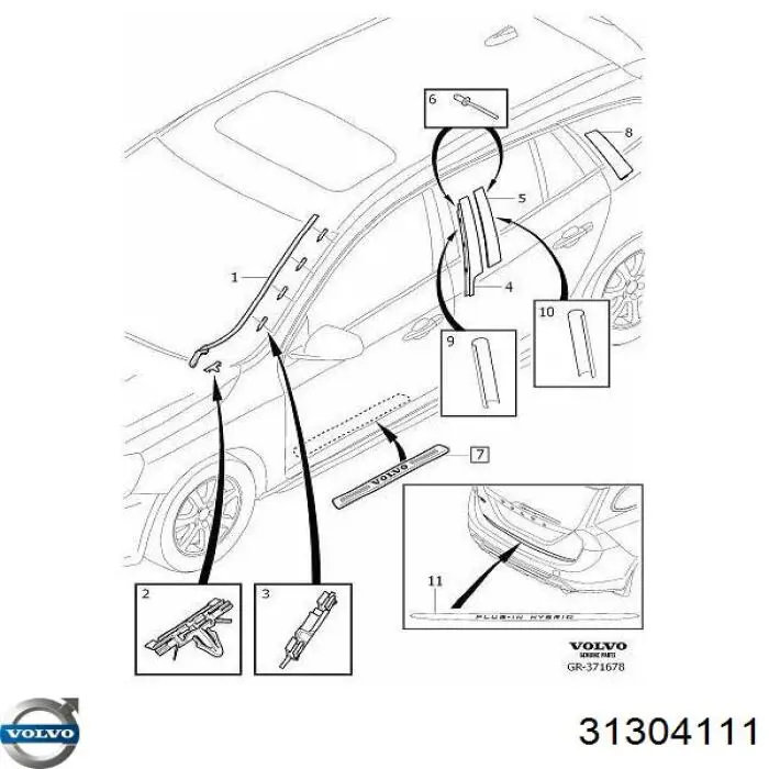 Comprar 31304111 Volvo 