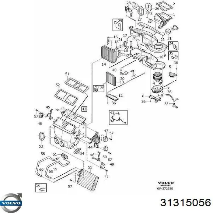 Comprar 31315056 Volvo 