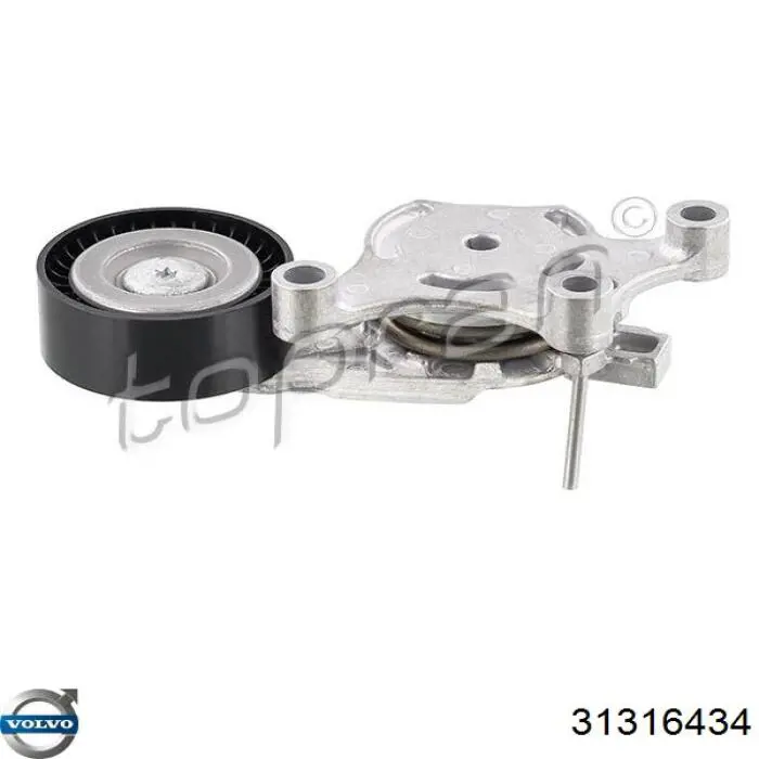 Tensor de correa, correa poli V Peugeot 208 CA, CC