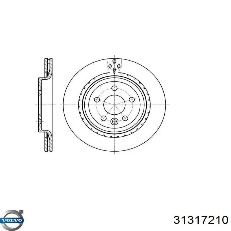 Espaciador de goma inferior del resorte delantero Volvo 31317210 precio, desde 11,25 EUR