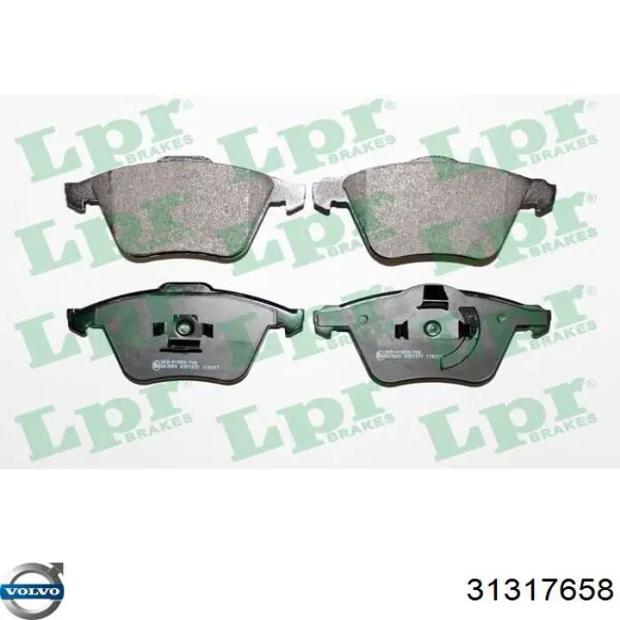 Comprar 31317658 Volvo Pastillas delanteras de freno