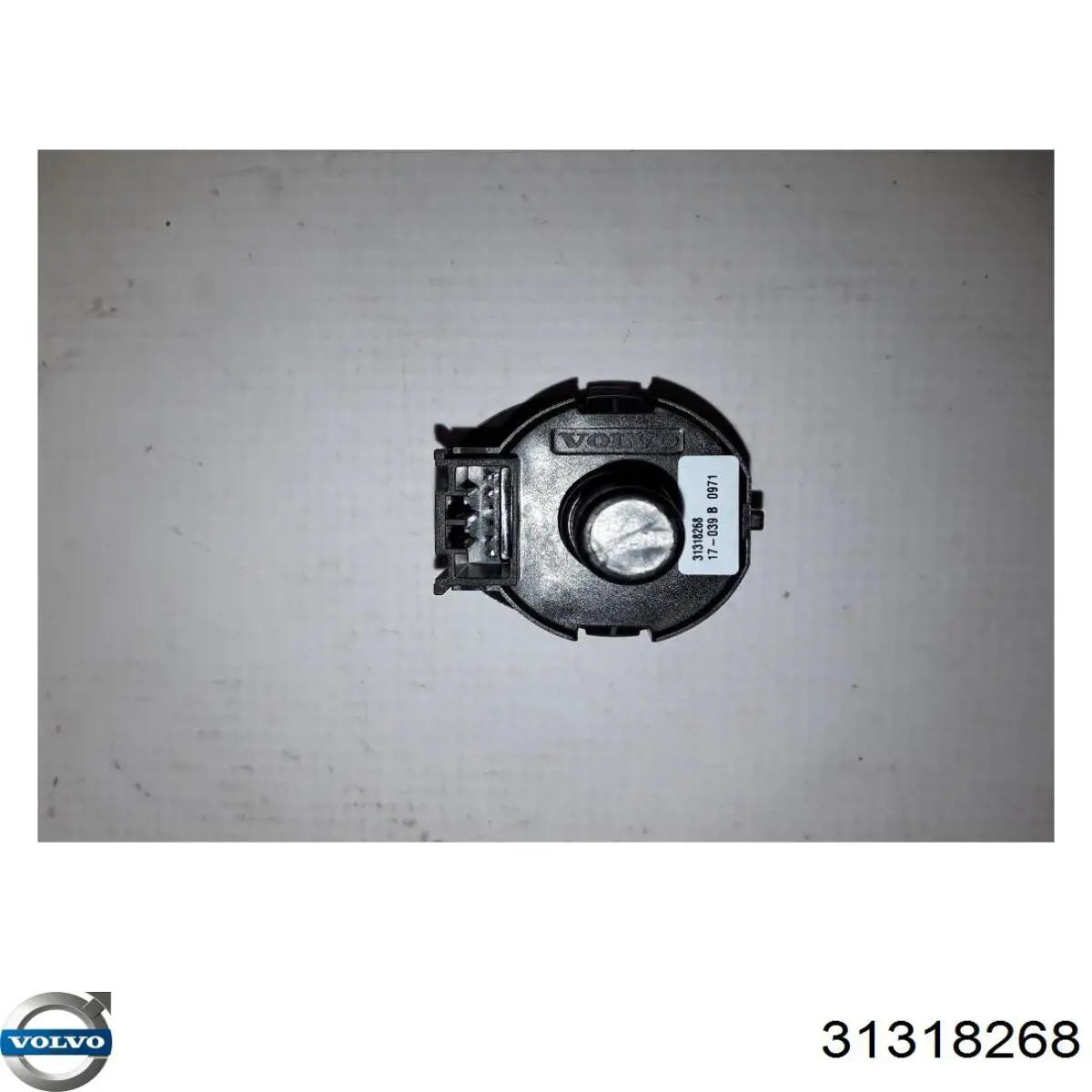 Interruptor de desactivación del airbag del pasajero 31318268 Volvo