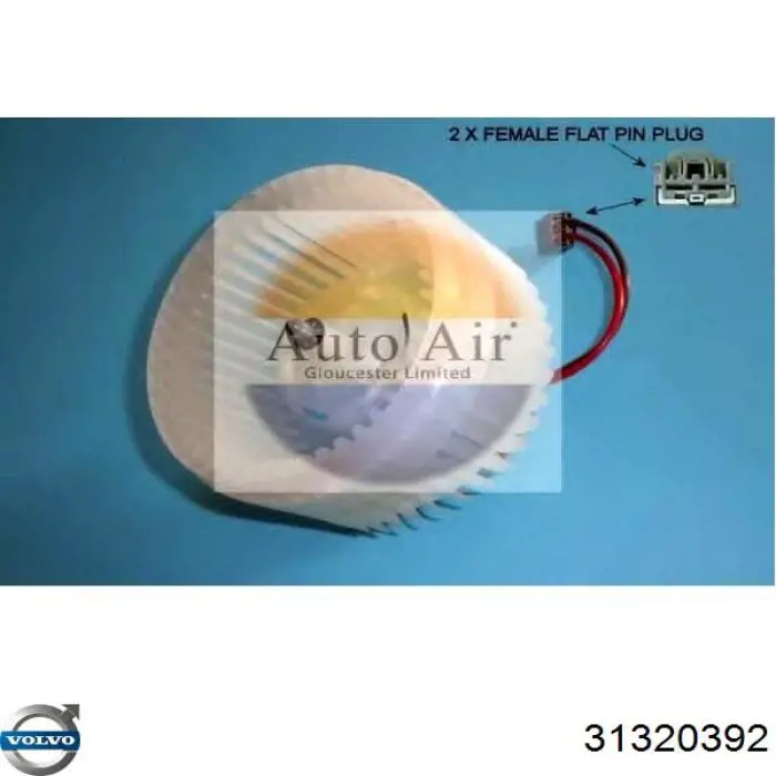 Comprar 31320392 Volvo Motor de calefacción