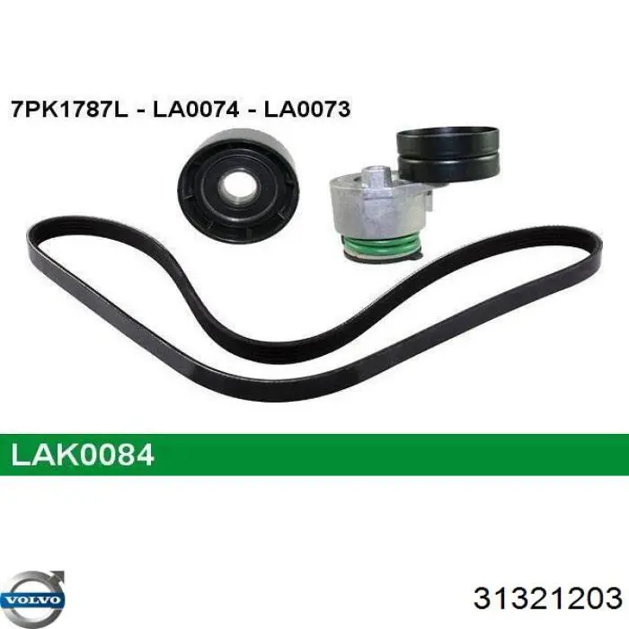 Tensor de correa, correa poli V Renault Espace 4 JK0