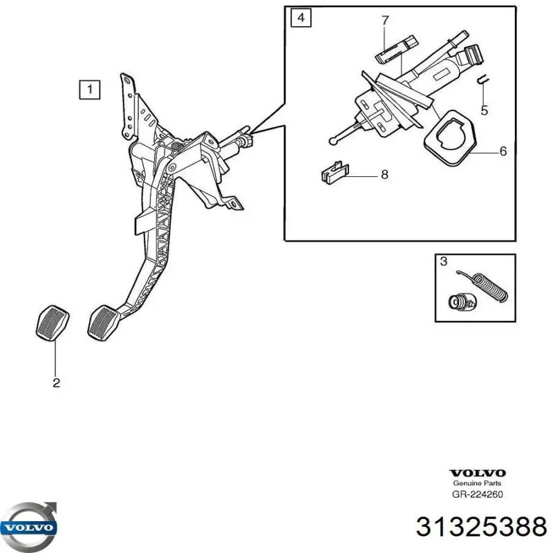  Volvo 30735506 precio, desde 115,71 EUR