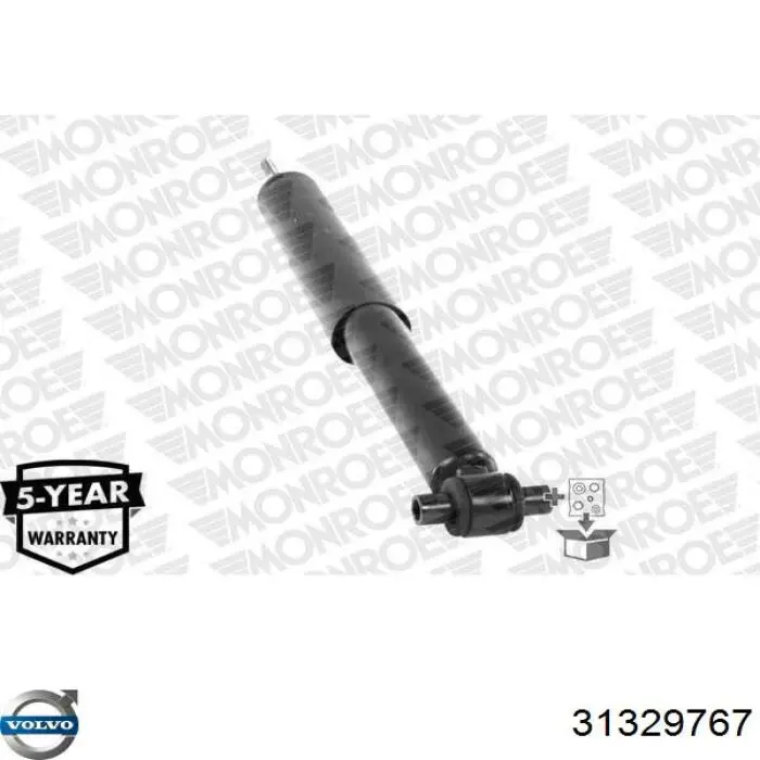 Amortiguadores traseros Japan Parts MM01184