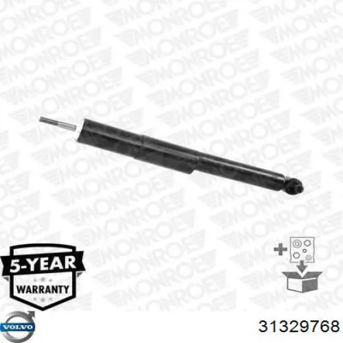 Amortiguador trasero 31329768 Volvo