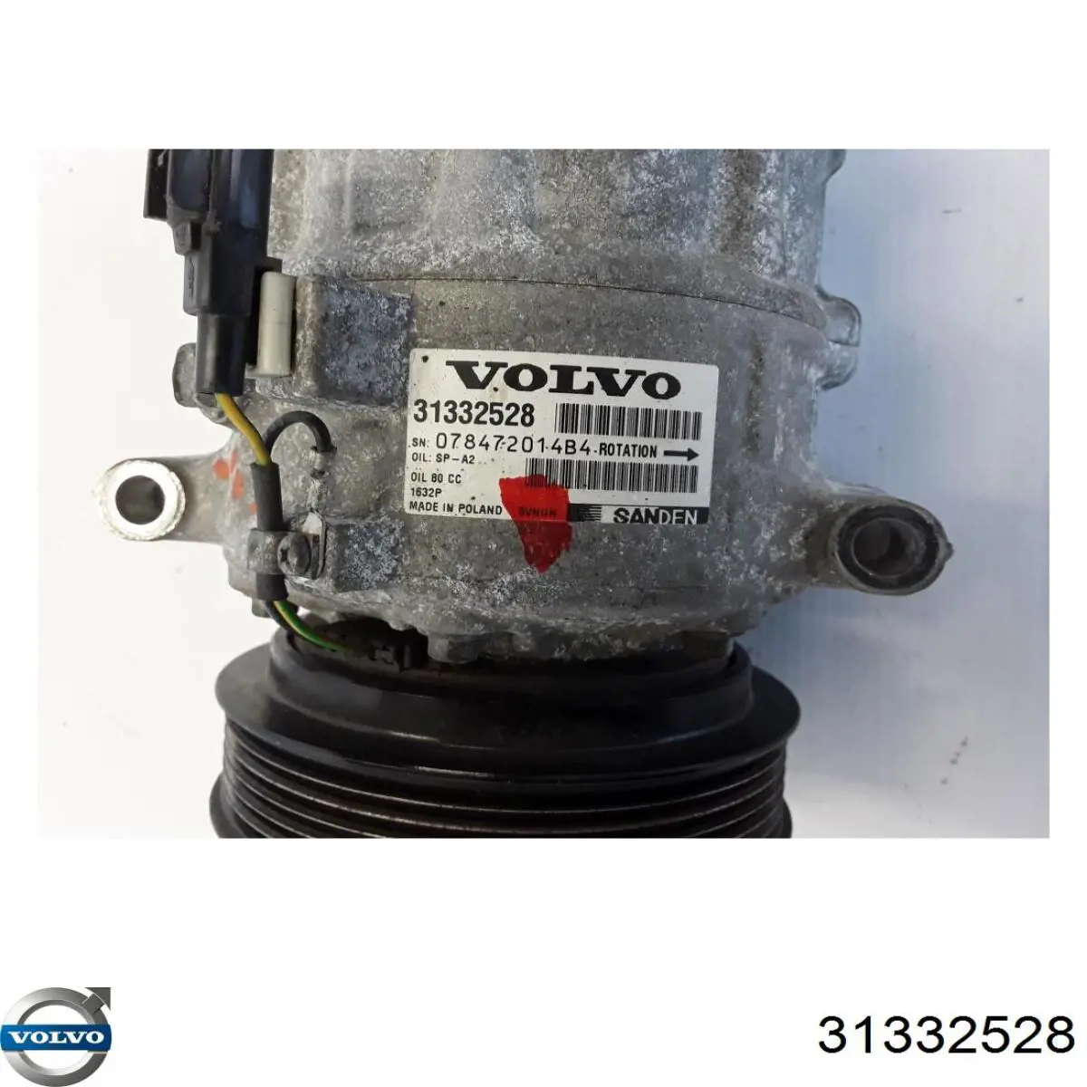 Compresor ac Volvo 31332528 precio, desde 274,43 EUR