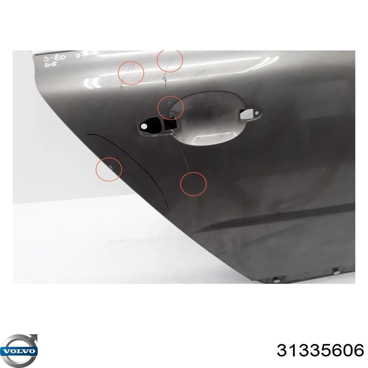 Puerta trasera derecha Volvo 31335606 precio, desde 187,31 EUR