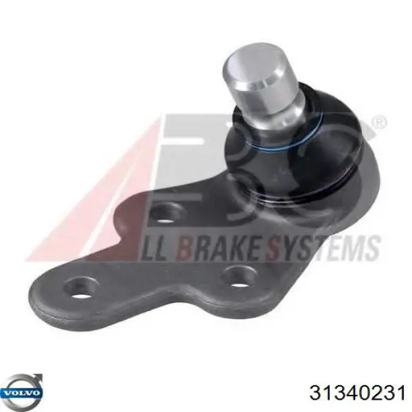 Brazo inferior derecho de la suspensión delantera 31340231 Volvo