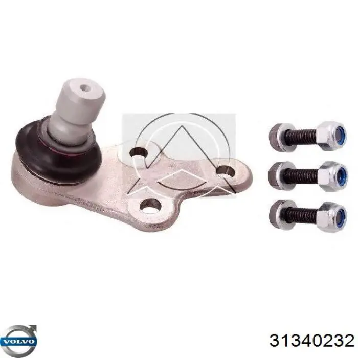 Brazo inferior izquierdo de la suspensión delantera 31277620 Volvo