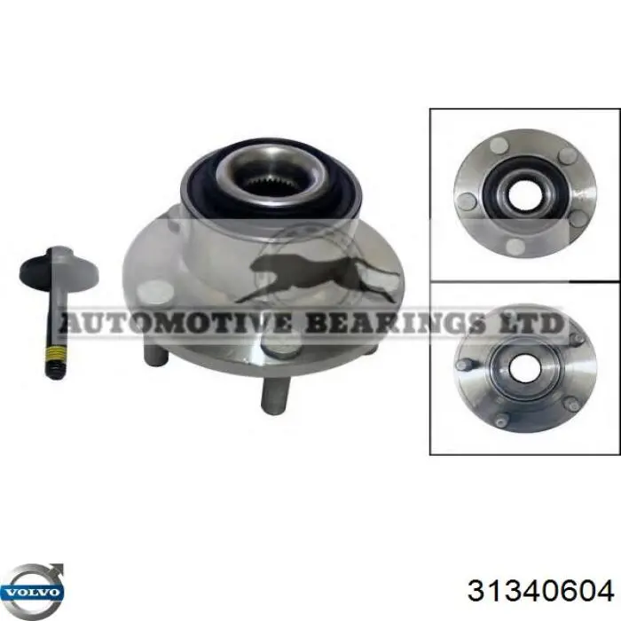 Buje de rueda delantero Volvo 31340604 precio, desde 73,64 EUR